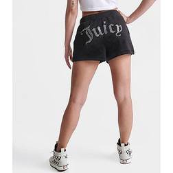 Juicy Couture Women's OG Bling Shorts Liquorice