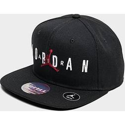 Nike Kids' Jumpman Snapback Hat Black/Gym Red/White One