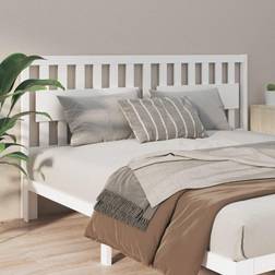 vidaXL white, 185.5 Pine Bed Headboard