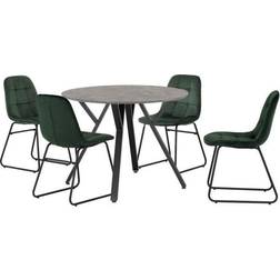 Emerald Green Velvet Athens Kitchen Chair