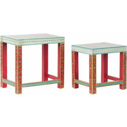 Dkd Home Decor Side Acrylic Mango wood Small Table