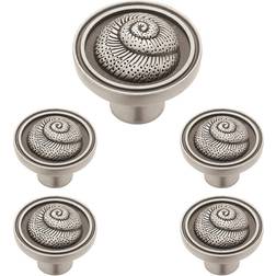 Franklin Brass PBF660-C1 Nautilus 1-7/16 Mushroom Cabinet Knob Pewter Cabinet Hardware Knobs Mushroom