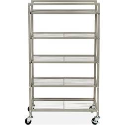 Honey-Can-Do Rolling Bathroom Steel Storage Cart