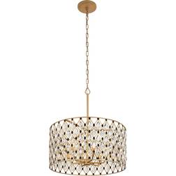 Varaluz Windsor 6-Light French Gold/Matte Pendant Lamp