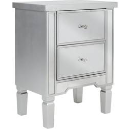 Beliani Mirrored TIGY Bedside Table