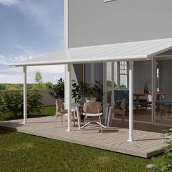 Transparent, White Palram Canopia Canopia Palram Olympia Patio Cover 3m