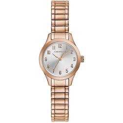 Caravelle by Bulova Rosetone with Expansion Bracelet