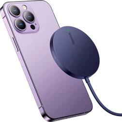 Baseus Simple Mini3 Magnetic Wireless Charger 15W Dusty Purple 15 W, Qi Wireless Charging, Magsafe USB Ladegerät, Violett