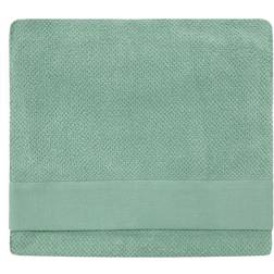 Furn Textured Weave Oxford Panel Bath Towel Green, Grey