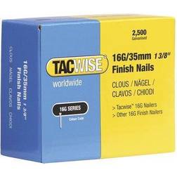 Tacwise 296 16 Gauge Straight Finish Nails 38mm Pack 2500