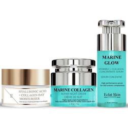 Eclat Skin London Vit C Serum + Marine Night Cream Day Cream