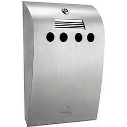 TKG ashtray, a letter box shape, stainless steel