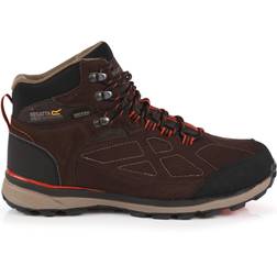 Regatta Samaris Suede Waterproof Mid M - Peat/Burnt Salmon