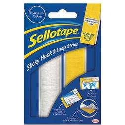 Sellotape Sticky Hook and Loop Strip 20mmx450mm