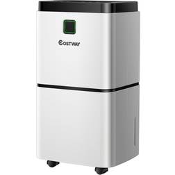 Costway 24-Pints 1500 Sq. Ft Dehumidifier For Medium To Large Room, Whites