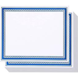 Paper with Blue Foil Border, Award Paper Greetings