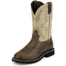 Stampede Rnd Waxy Work 11EE Brown, Blue