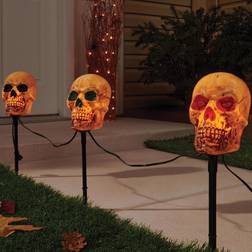 Celebrations 9070873 Incandescent Halloween Skull Pathway Decor