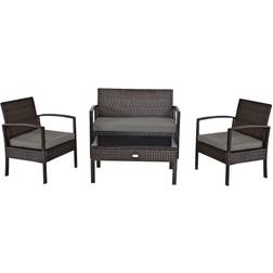 Costway 4PCS Outdoor Lounge Set