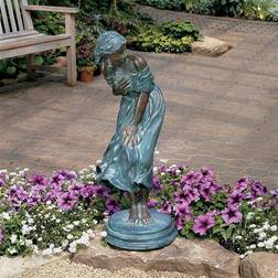 Design Toscano The Windblown Maiden Cast Garden