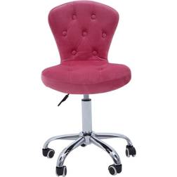 Premier Housewares Pink Office Chair