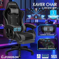 ELFORDSON Xavier Executive Leather Office Chair