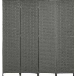 Homcom 4-Panel Folding Wave Room Divider