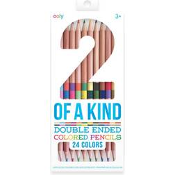 Ooly 2 of a Kind Double Ended Colouring Pencils 12pc 24 Colours