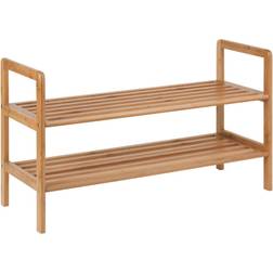 Honey Can Do 2-Tier Bamboo Shoe Rack