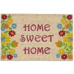 Relaxdays Coir Doormat "Home Sweet Brown cm