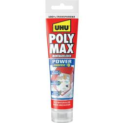 UHU POLY MAX EXPRESS GLASKLAR Adhesive sealant Colour Transparent 47845 115 g