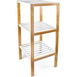 Relaxdays Bamboo Bathroom Shelf With 3