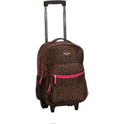 Rockland R01-PINKLEOPARD Roadster Backpack