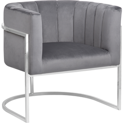 Beliani Velvet Armchair