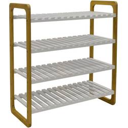 Watsons on the Web SLATS Bamboo 4 Shoe Rack