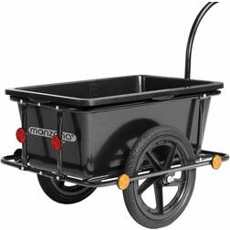 Monzana Cargo Trailer Black 90L 80kg with Coupling