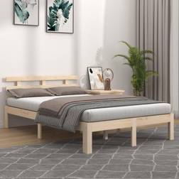 vidaXL brown, Solid Wood Bed Frame