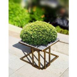 Ore International L1907 14.5 Granite Marble Plant Stand