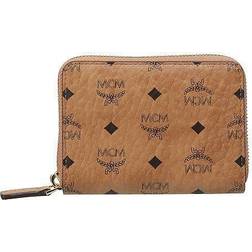 MCM Wallet In Visetos Original - COGNAC