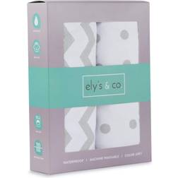 Ely's & Co. Water Resistant Jersey Bassinet Sheet Set 2 Pack