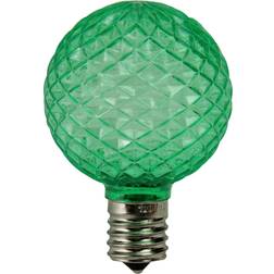 Northlight Seasonal LED Faceted G50 Replacement 25pk. Bulbs Green