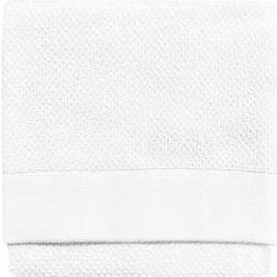 Furn Textured Weave Oxford Panel Hand Guest Towel White
