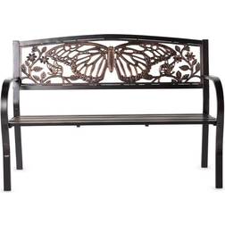 Evergreen Butterfly Garden Bench