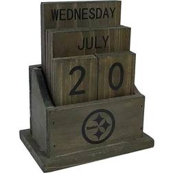 Imperial Pittsburgh Steelers Team Logo Wood Block Calendar