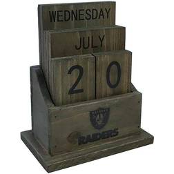 Imperial Las Vegas Raiders Team Logo Wood Calendar