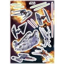 Komar Wandtattoo Kinderzimmer Star Wars Spaceship