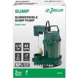 SUMP PUMP 1/3HP 2520GPH