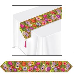 Beistle 57189 Printed Luau Table Runner Pack of 12