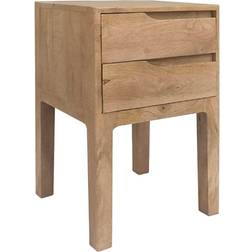 BigBuy Home Side Natural Mango wood Small Table 40x40cm