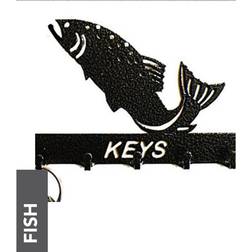 Poppy Forge Fish Key Holder. Solid steel Newspaper Rack